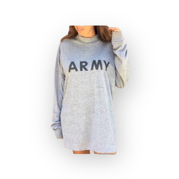 U.S. Army Vintage Physical Training Longsleeve Unisex Discontinued Tee - Picture 3 of 16
